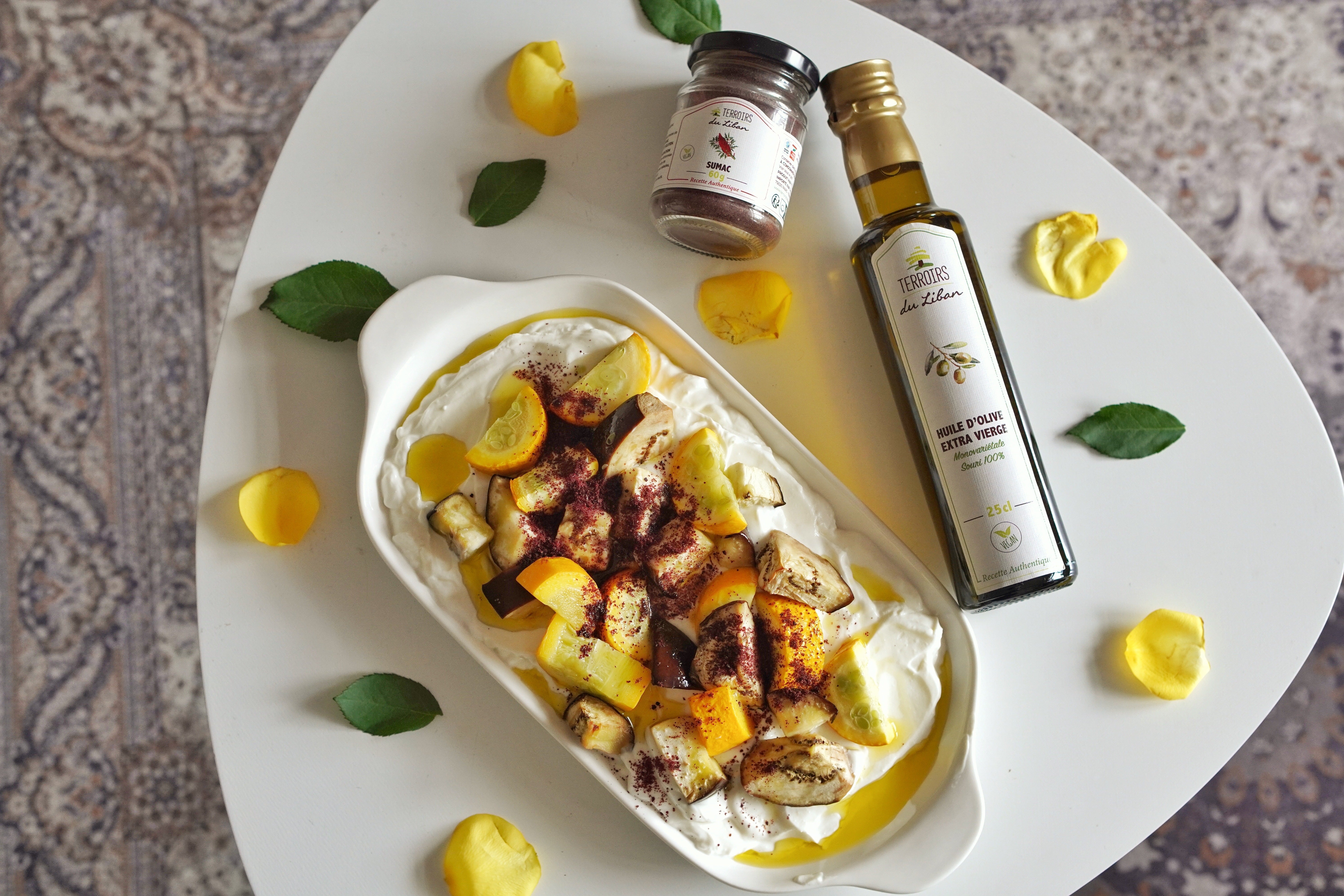 Summer Bowl: Labneh with Sumac & Olive Oil