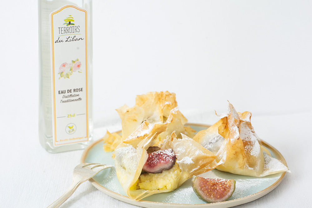 Fig and Rose Crispy Delights