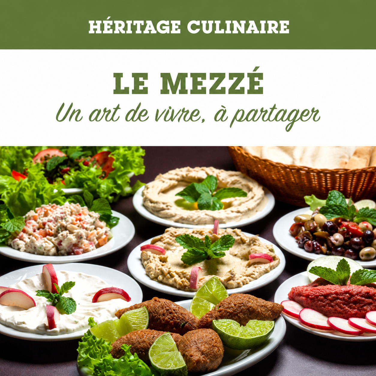 Mezze, a Levantine art of sharing