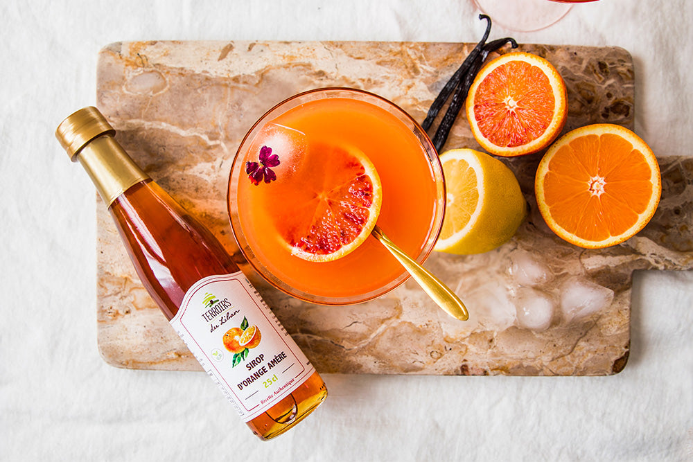 Citrus, Vanilla, and Bitter Orange Syrup Shot